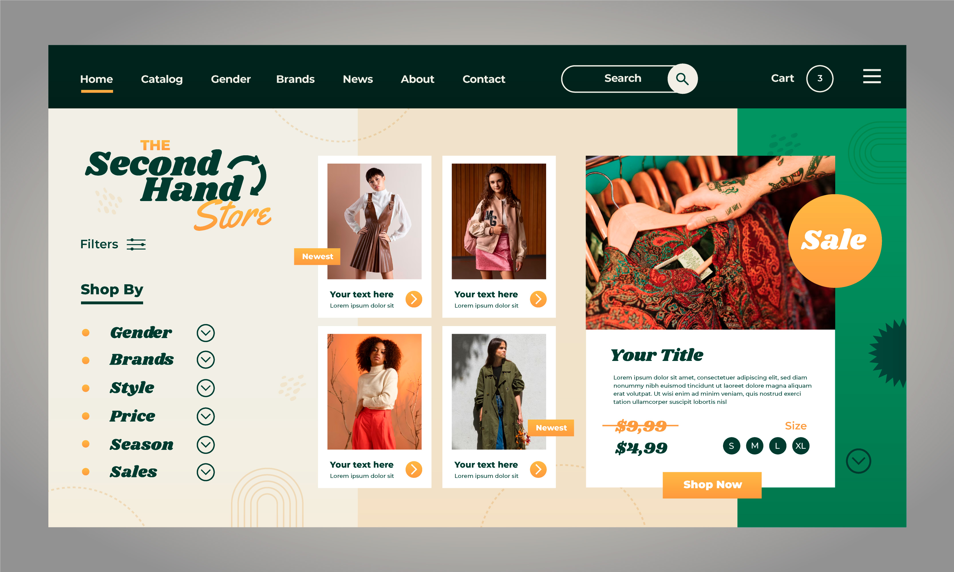 E-Commerce Website Design (Up to 100 Products)